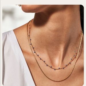 Jenny Bird Moduri double layering necklace. Used